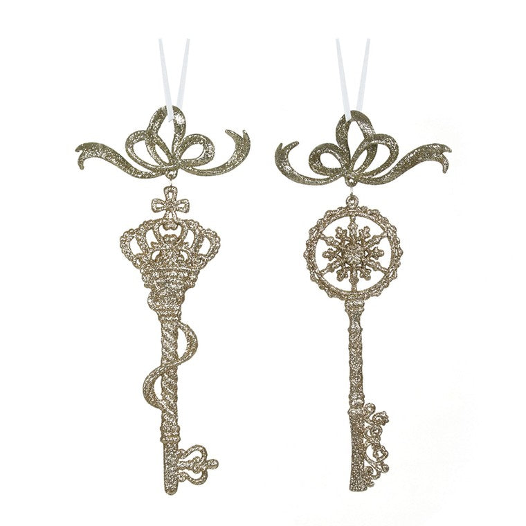 Glitter Key Ornament, Assorted, 25cm
