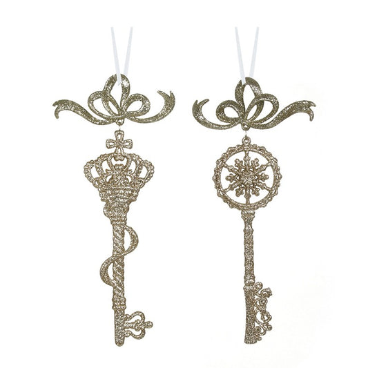 Glitter Key Ornament, Assorted, 25cm