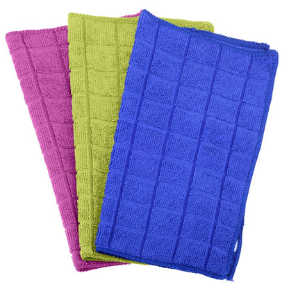 Xtra Kleen Microfiber Cleaning Cloths, 3pk