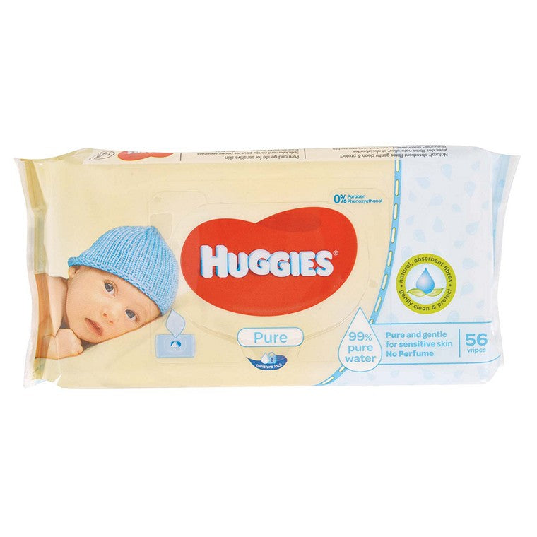 Huggies Baby Wipes, Pure Unscented