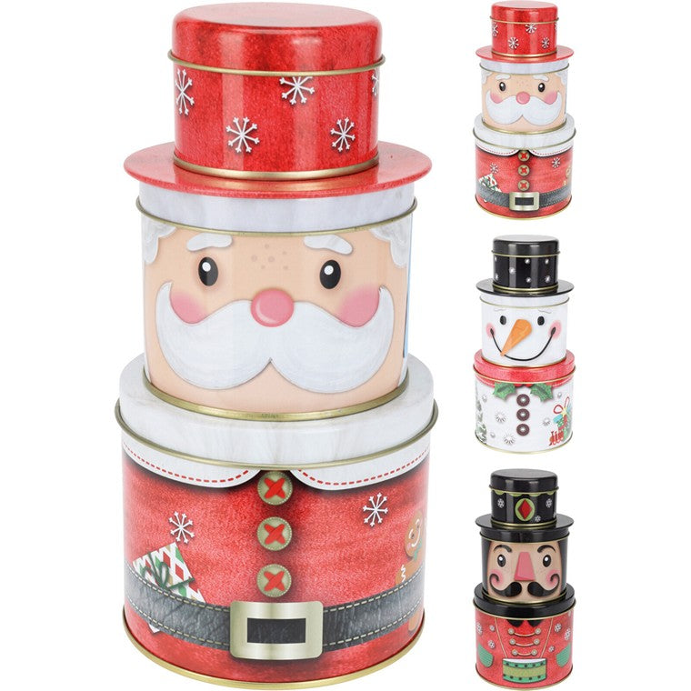 Christmas Storage Box, 3 Tier, Asstd