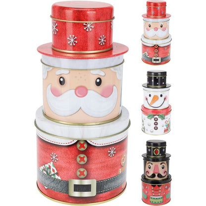 Christmas Storage Box, 3 Tier, Asstd
