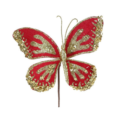 Dark Velvet Butterfly Pick, Asstd