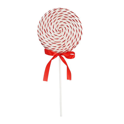 Candy Cane Lollipop Pick, 33cm, Assorted