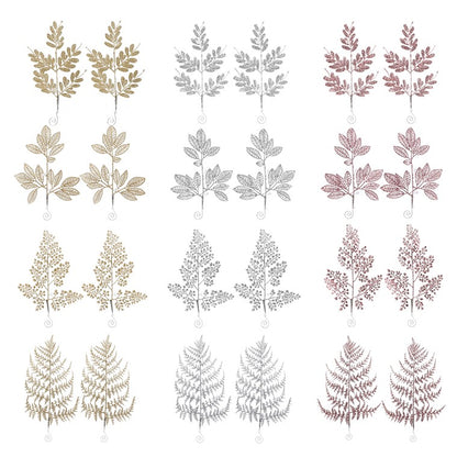 Hanging Leaf Deco, 30cm, 2pk, Assorted