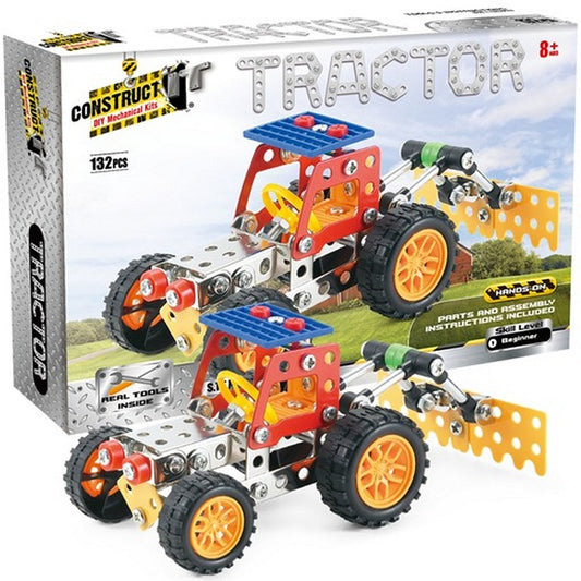 Construct It Kit Tractor, 132pce