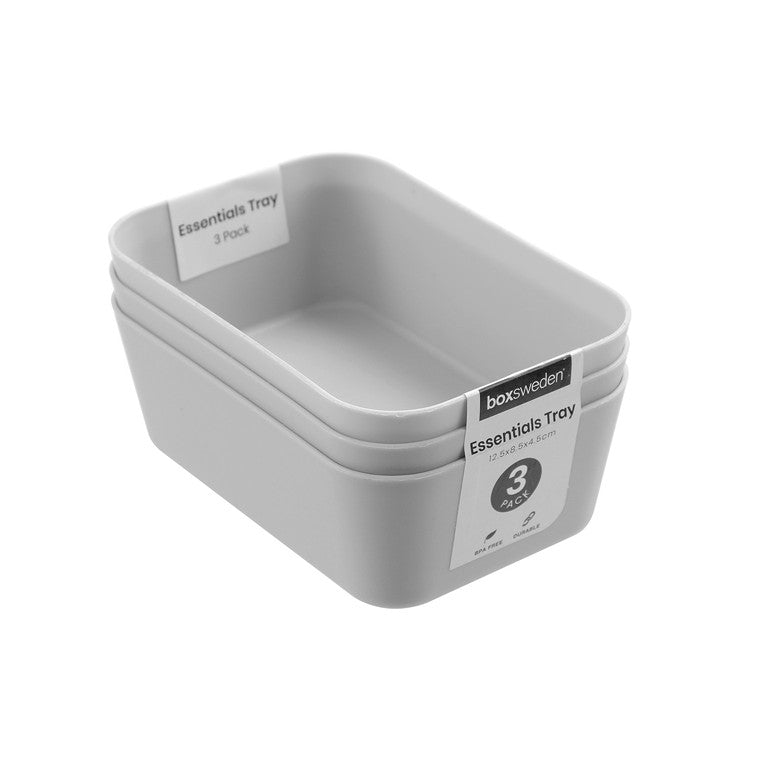 Essentials Sort Tray, 3pk, Asstd