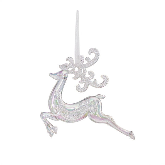 Iridescent Reindeer Tree Ornament