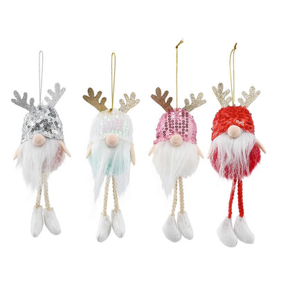 Hanging Pom Pom Gnome, 20cm, Assorted