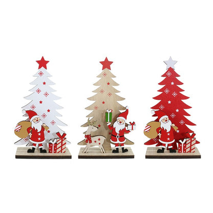 Table Tree w/ Santa, Assorted