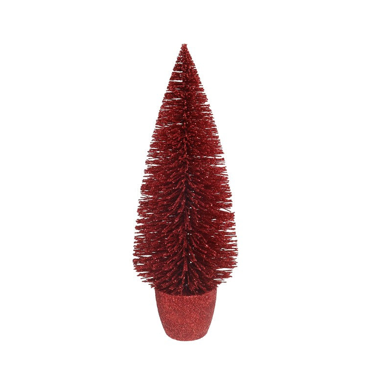 Potted Glitter Tree, Assorted