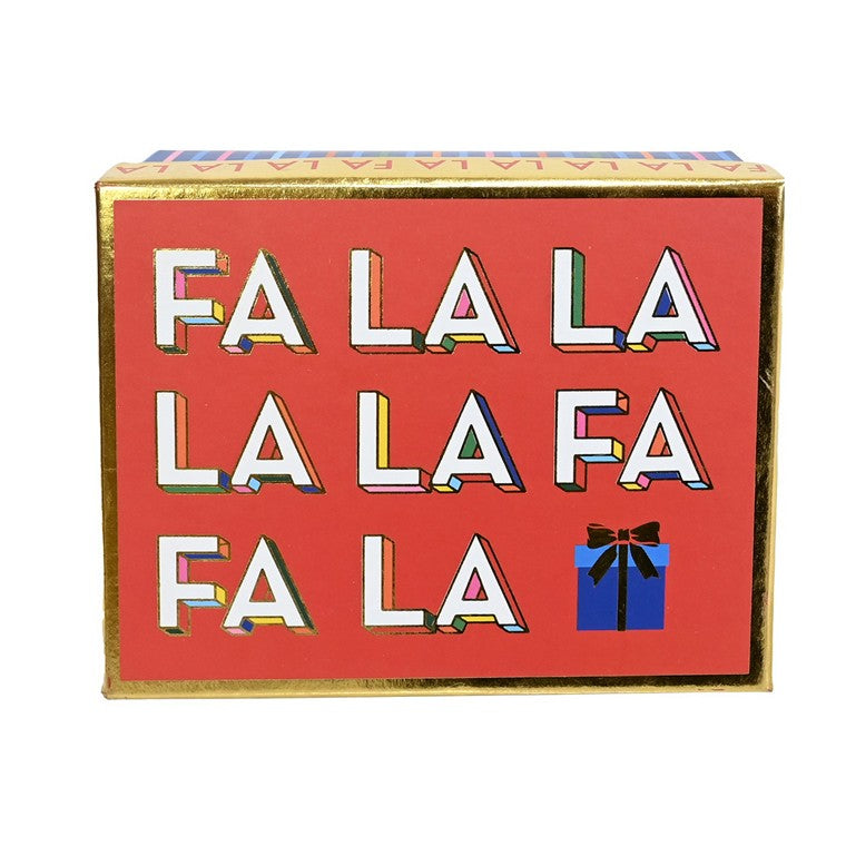 Gift Box, Red Fancy Foil, Assorted