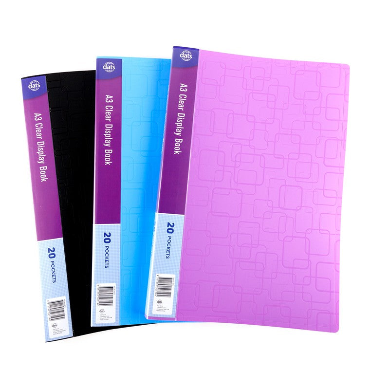 A3 Clear Display Book, Asstd