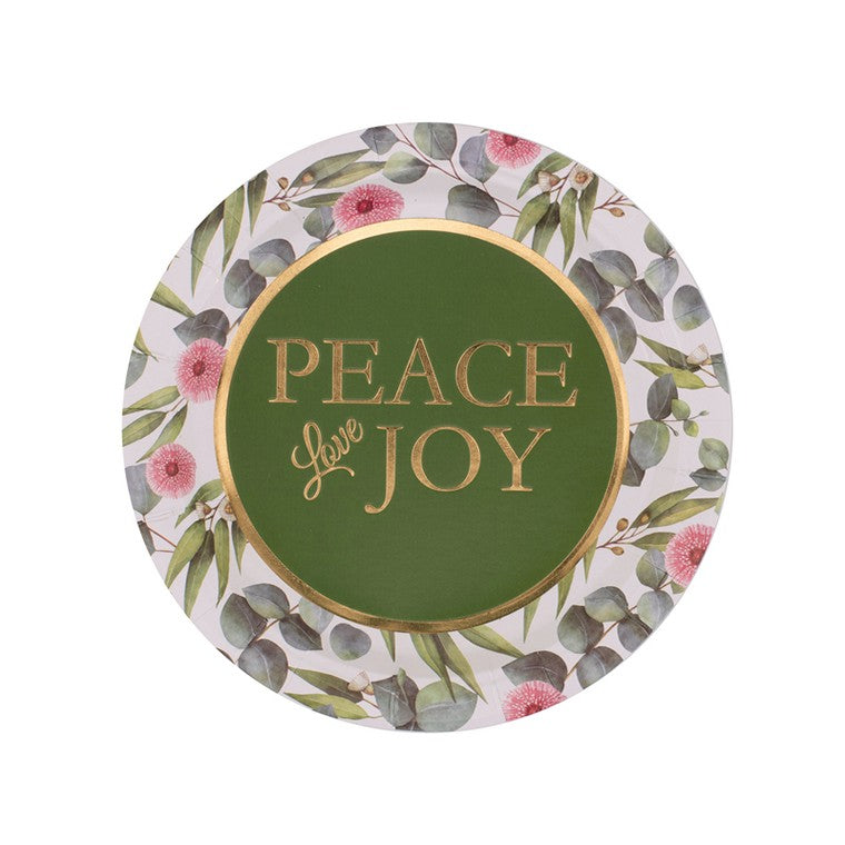 Australian Botanical Paper Plate, 18cm, 20pk