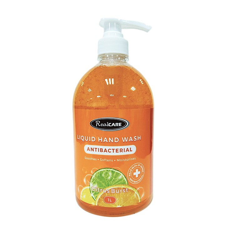 Anti Bacterial Hand Wash, Citrus Burst, 1L