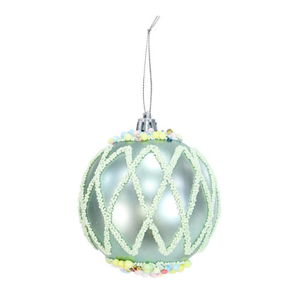 Glossy Candy Bauble, 8cm, Asstd