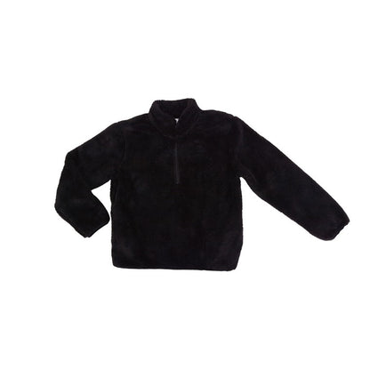 Sherpa Half Zip, Black, Size L