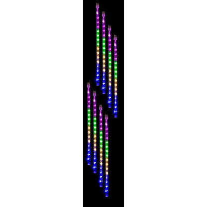 Solar LED Meteor Lights, 8pc, Assorted