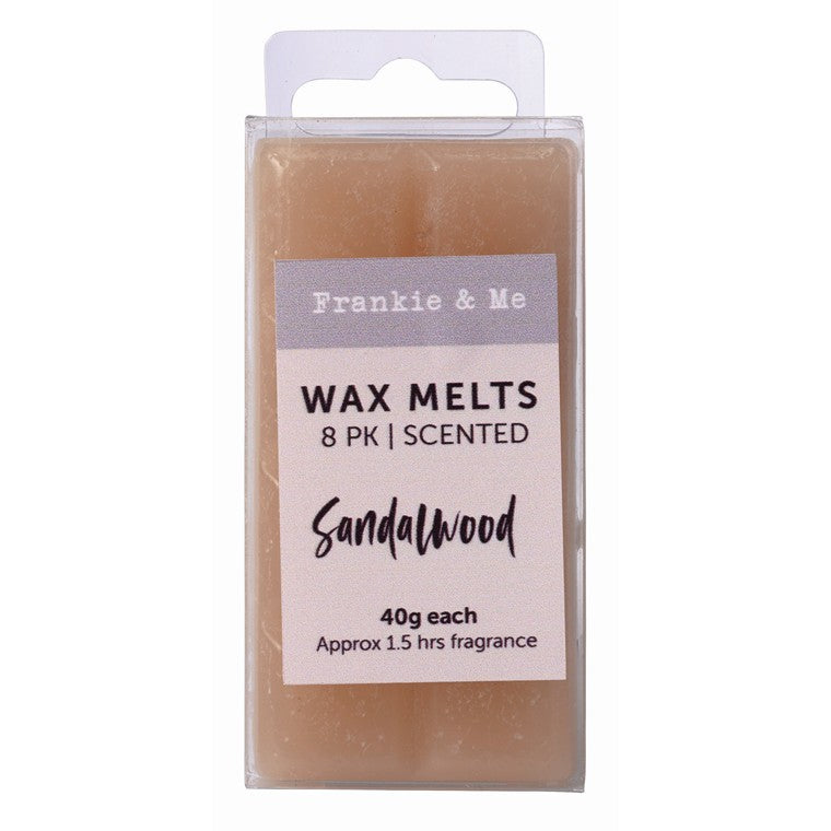 F&M Wax Melts Sandalwood, 8pk