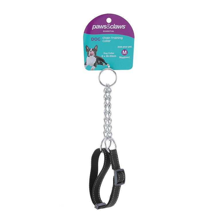 Chain Training Collar Medium, 3 Asstd Colours