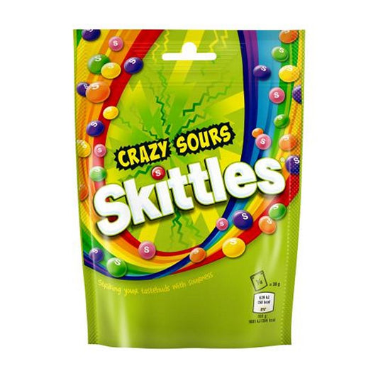 Skittles Crazy Sours Pouch, 152g