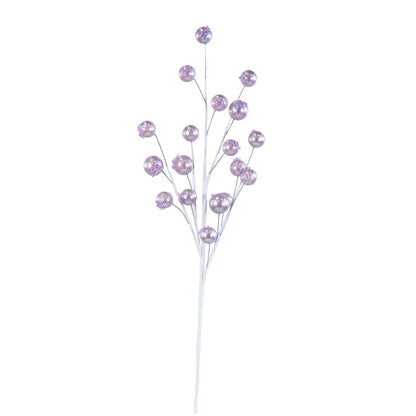 Icy Pearl Berry Pick, 60cm, Assorted