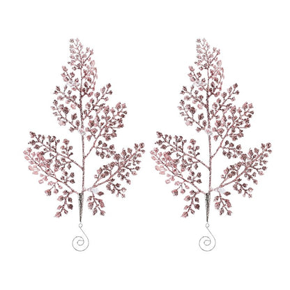 Hanging Leaf Deco, 30cm, 2pk, Assorted