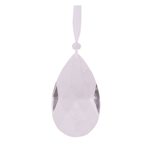 Crystal Drop Tree Ornament, 8.9cm
