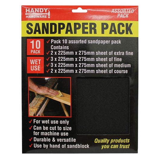 Sandpaper, 10pk