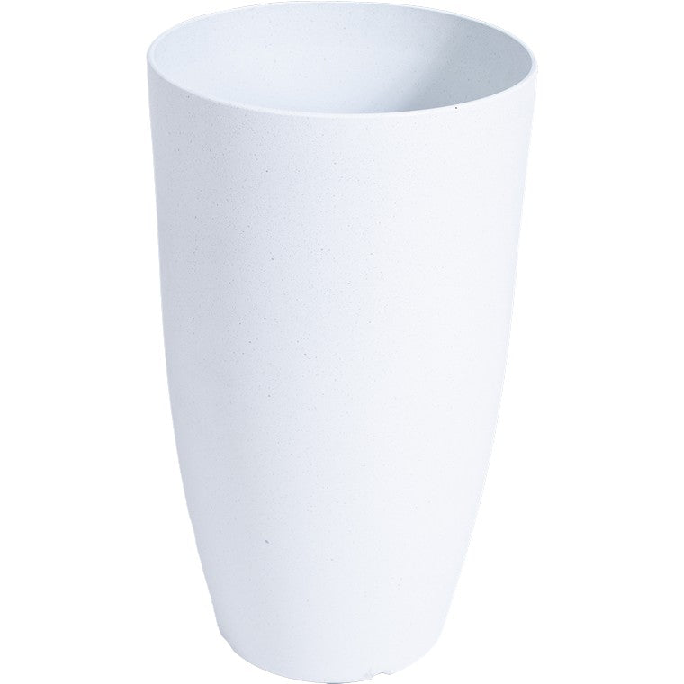 Tall Sand Plastic Planter