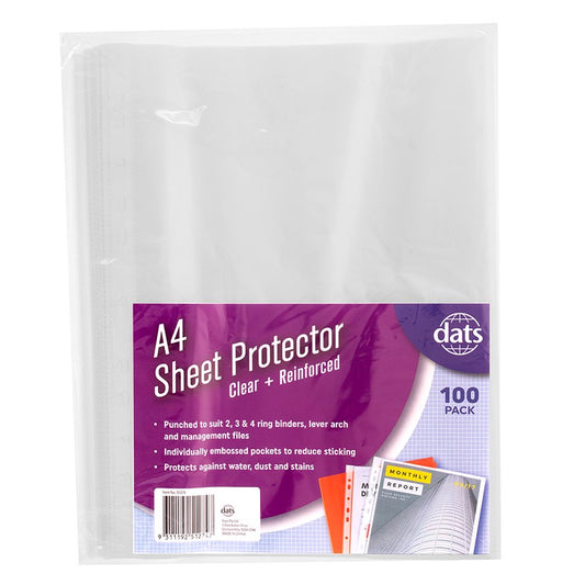 Sheet Protector, A4, 100pk