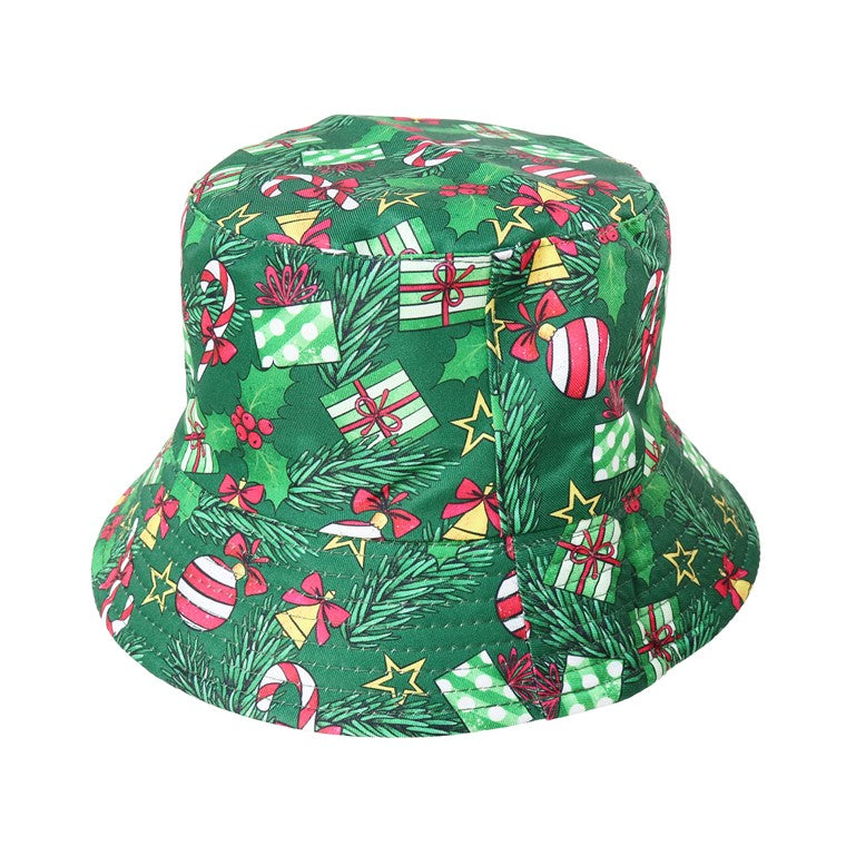 Christmas Bucket Hat Fun Patterns, Assorted
