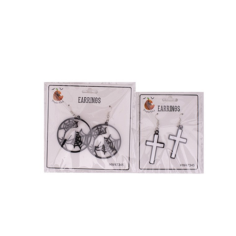 Halloween Earrings, Asstd