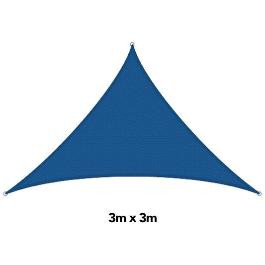 H&G Shade Sail Triangle Ocean, 3x3m