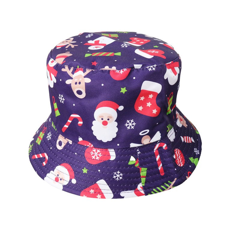Christmas Bucket Hat Fun Patterns, Assorted