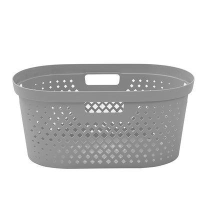 Diamond Laundry Basket, 40L, Asstd