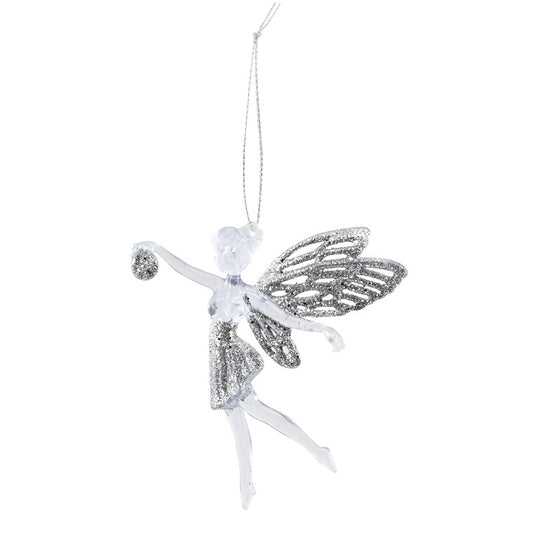 Hanging Fairy Glitter Wings, 12cm, Assorted