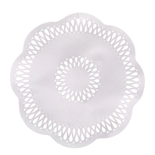 Silver Christmas Placemat, 38cm