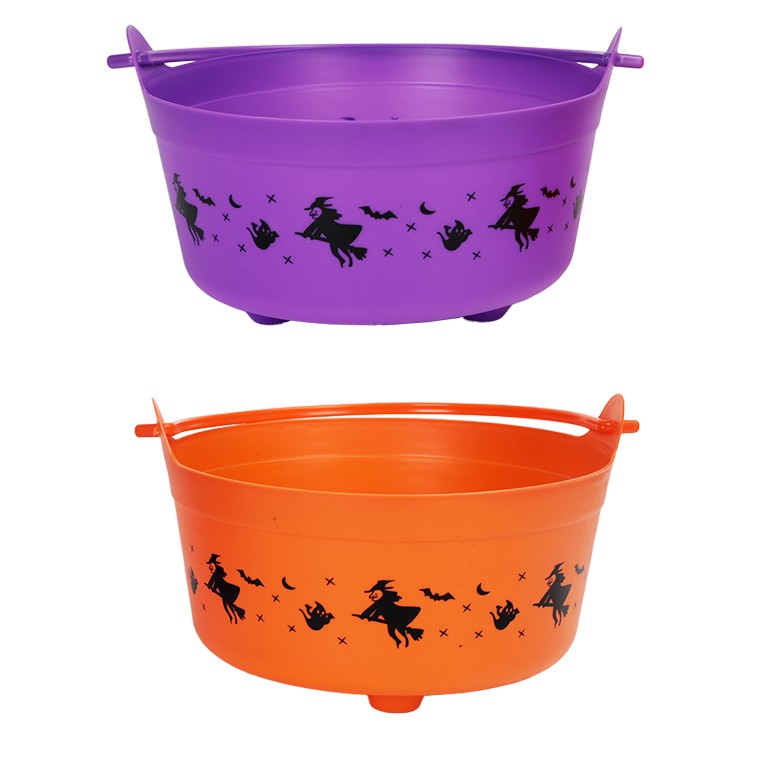 Trick or Treat Cauldron w/ Handle
