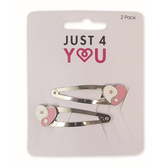 Snap Clip, Yin and Yang, 2pk, 2 Asstd Colours