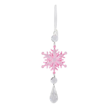 Hanging Snowflake Drop, 20cm, Assorted