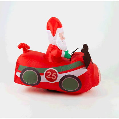 R/C Musical Santa Reindeer Race Car