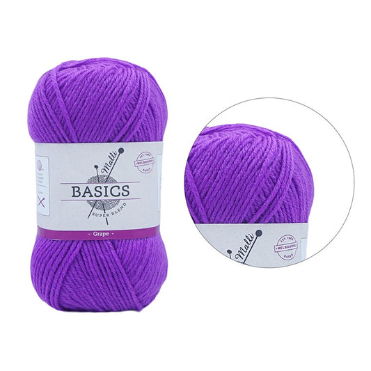 Acrylic Yarn, Grape
