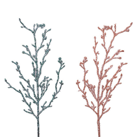 Glitter Coral Stem, Assorted, 72cm