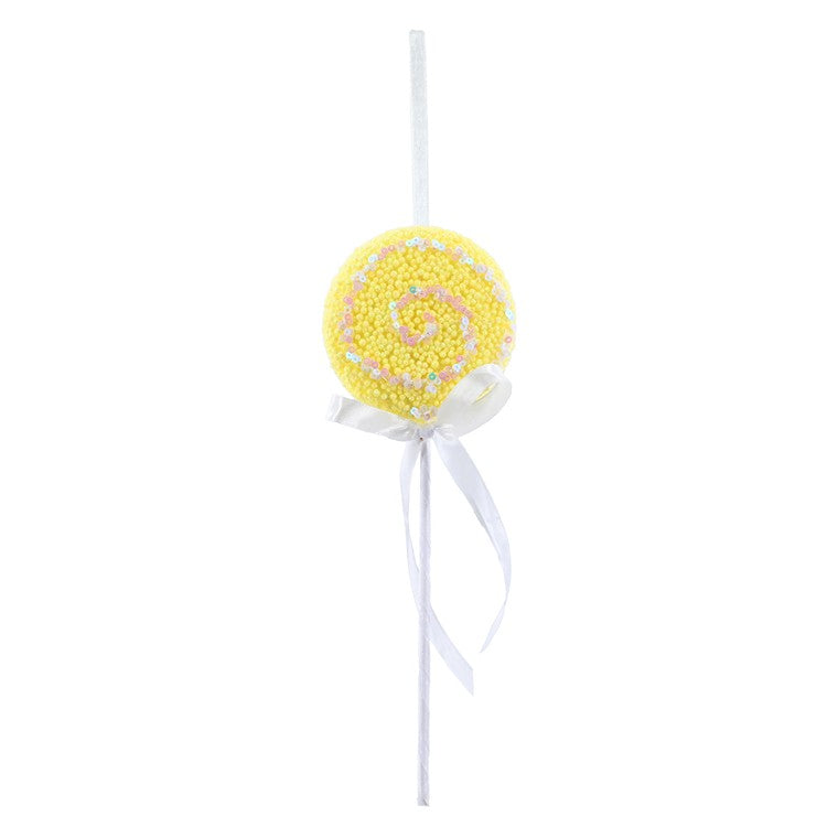 Hanging Glitter Lollipop, 23cm, Assorted