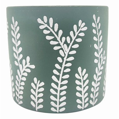 Mini Round Textured Ceramic Pot, Asstd