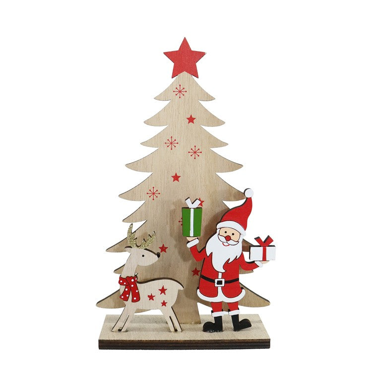 Table Tree w/ Santa, Assorted