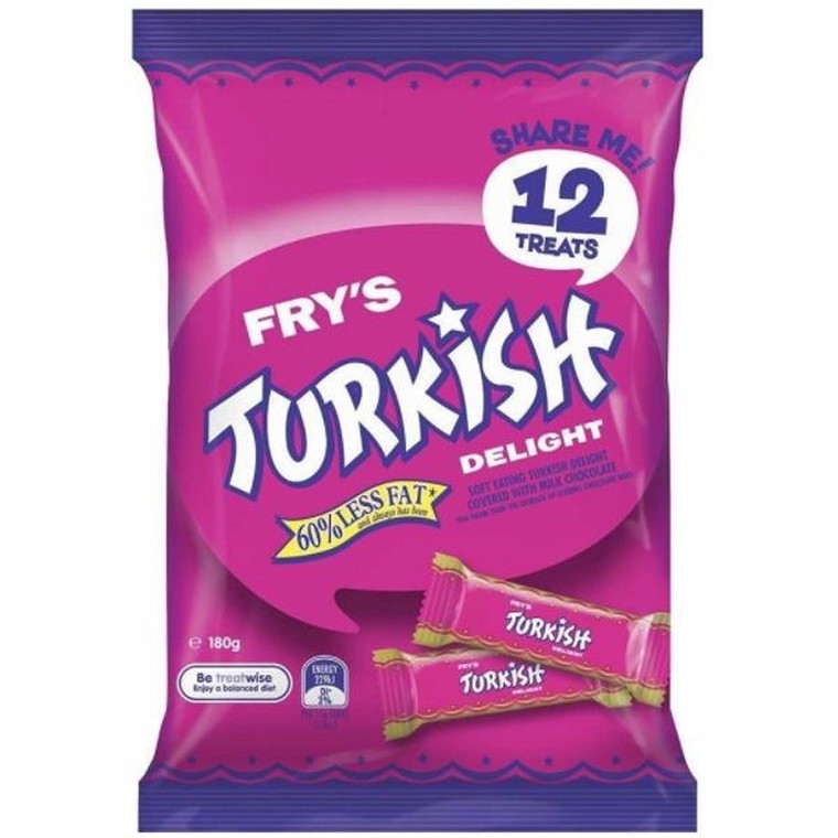 Cadbury Frys Turkish Delight Sharepack, 180gm