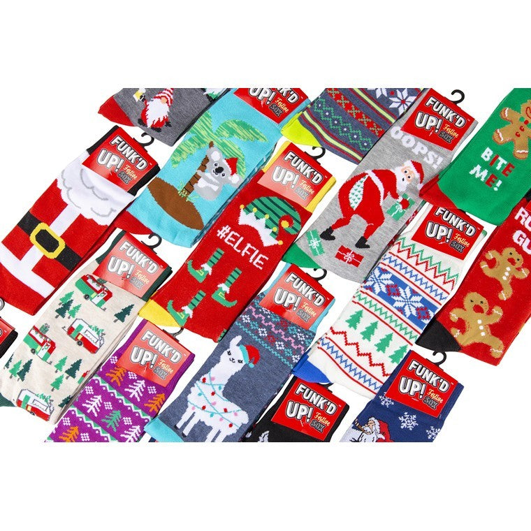 Christmas Novelty Socks, Assorted