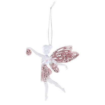 Hanging Fairy Glitter Wings, 12cm, Assorted